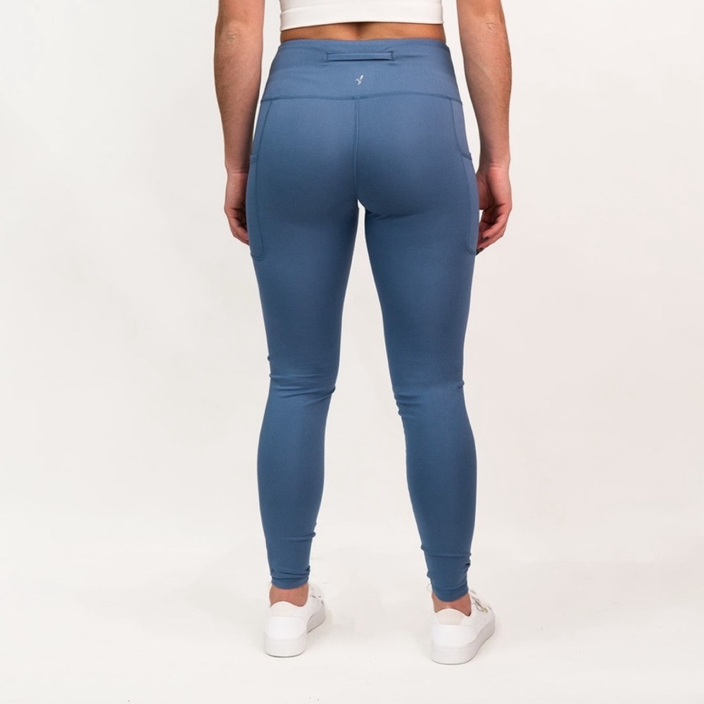 Troop Sustainable Leggings in Steel Blue Sz S - Picture 3 of 8